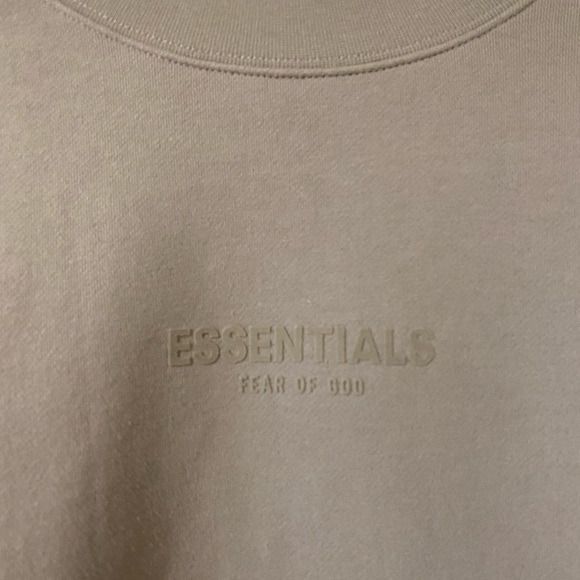 Essentials Fear Of God Smoke Relaxed Crew Neck Sweatshirt - Picture 3 of 7